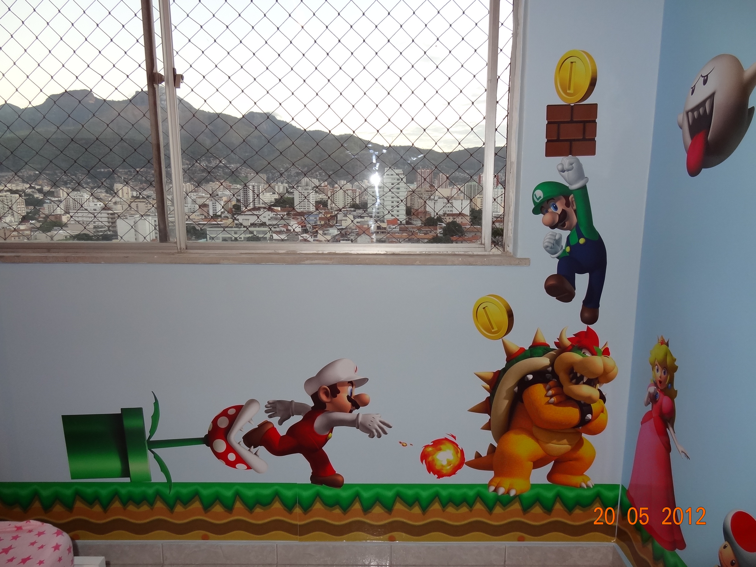 Decoração Mario Bros - O resultado final!