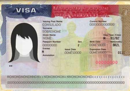 Visto americano válido em passaporte vencido