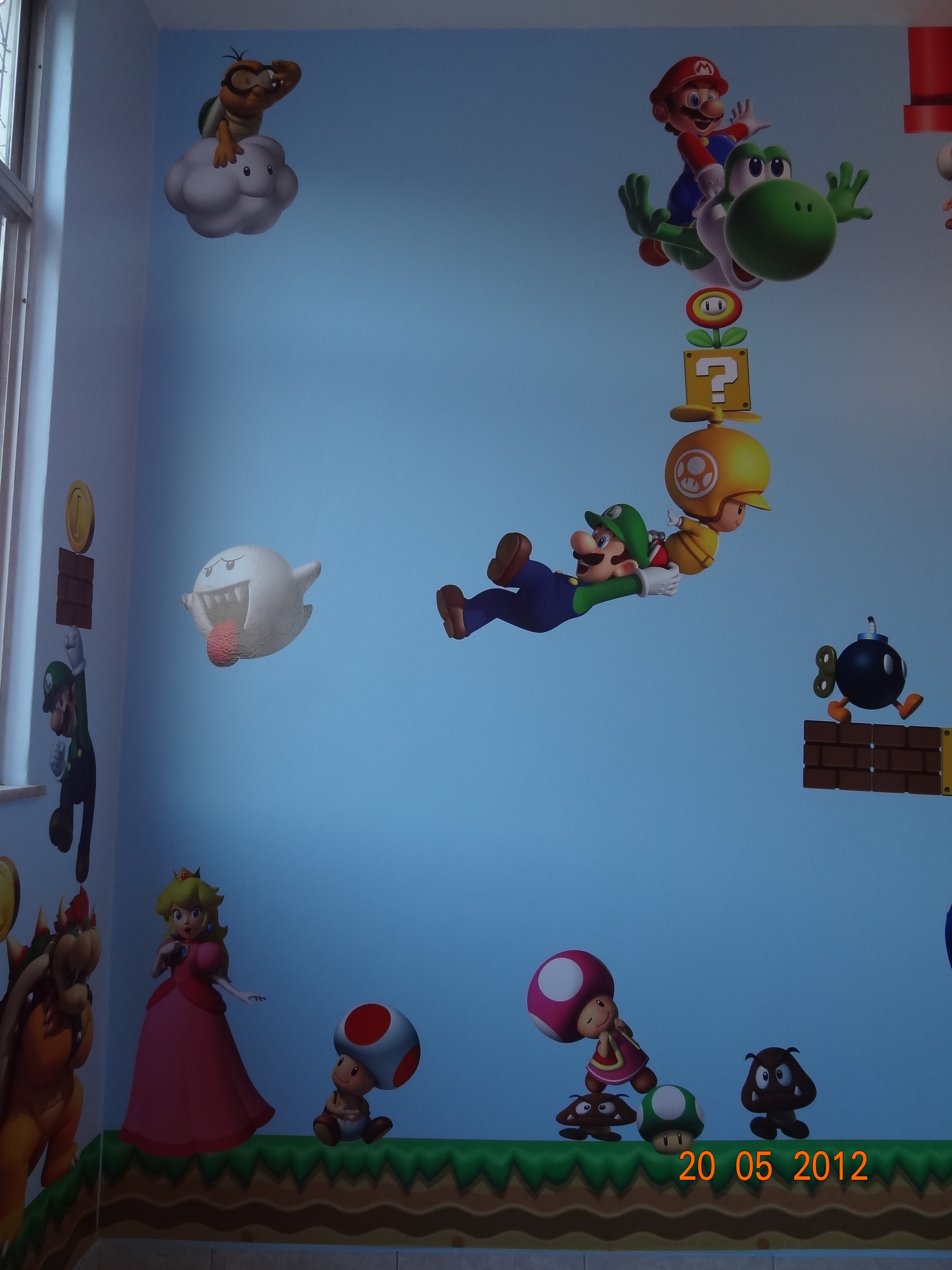 Decoração Mario Bros - O resultado final!