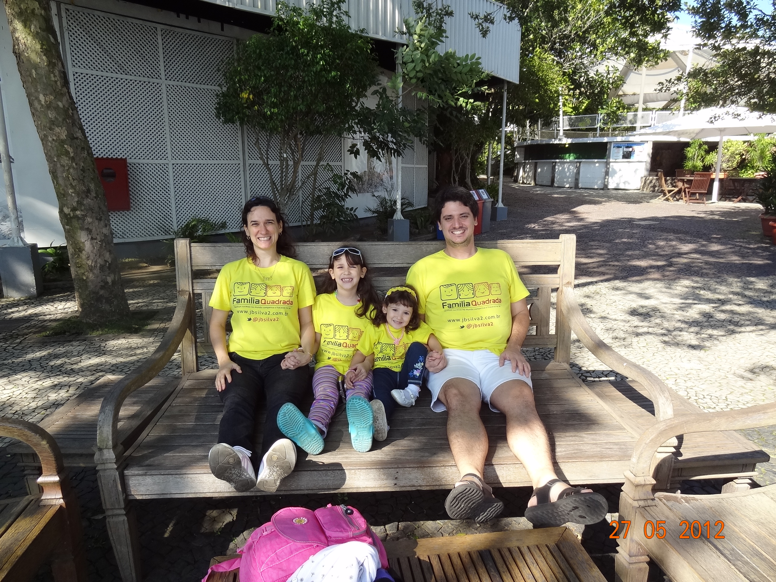 Família Quadrada no Pão de Açúcar!