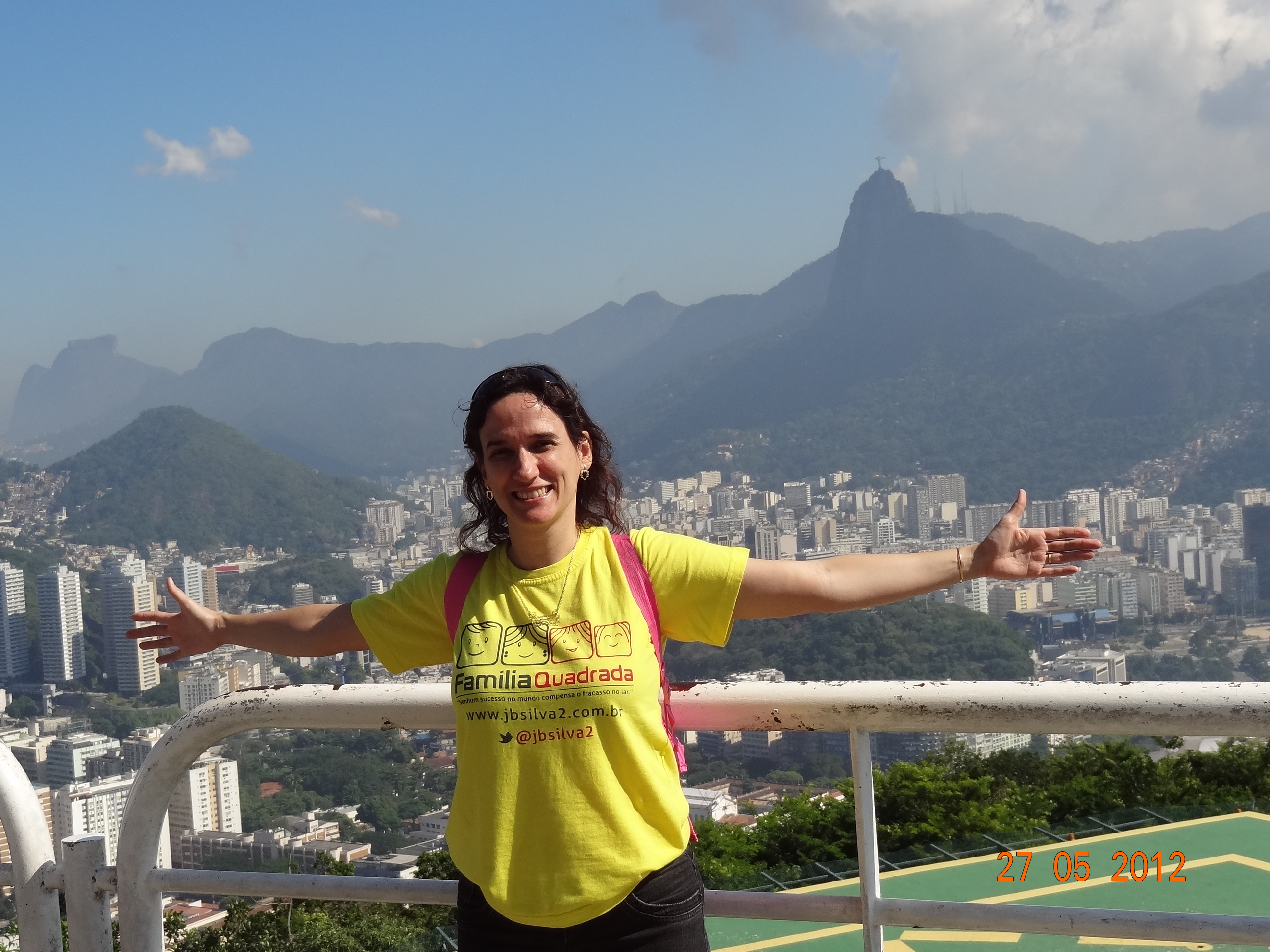 Olha o Cristo Redentor lá atrás!