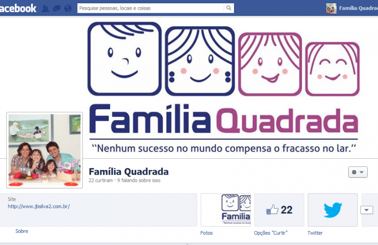 Família Quadrada no Facebook