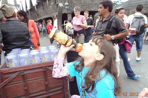 Islands of Adventure: Amanda e o suco de abóbora do Harry Potter