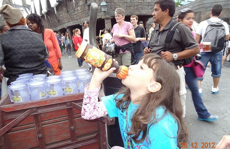 Islands of Adventure: Amanda e o suco de abóbora do Harry Potter