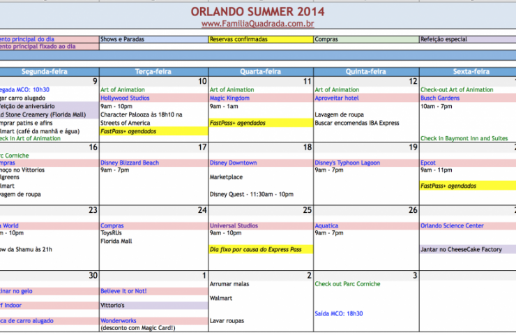 Viagem para Orlando Dicas - Roteiro 15 dias Orlando